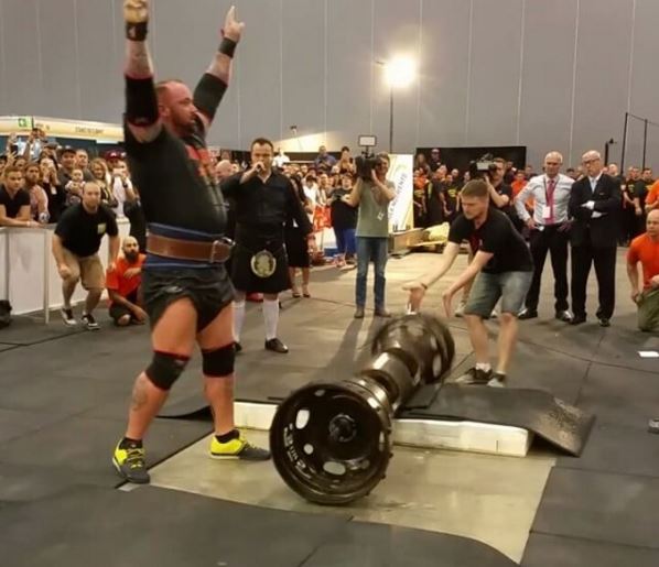 Hafthor Bjornsson Wins Arnold Classic Australia Strongman Barbend