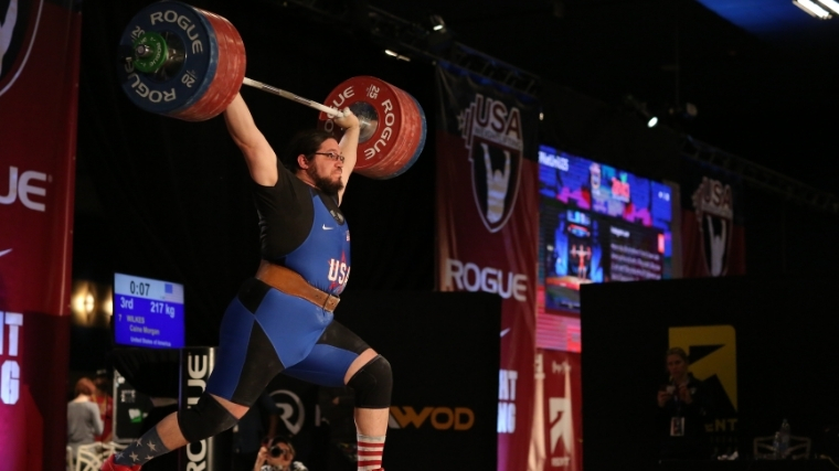 Team USA Weightlifter Caine Wilkes
