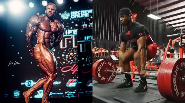 bodybuilder and powerlifter compared