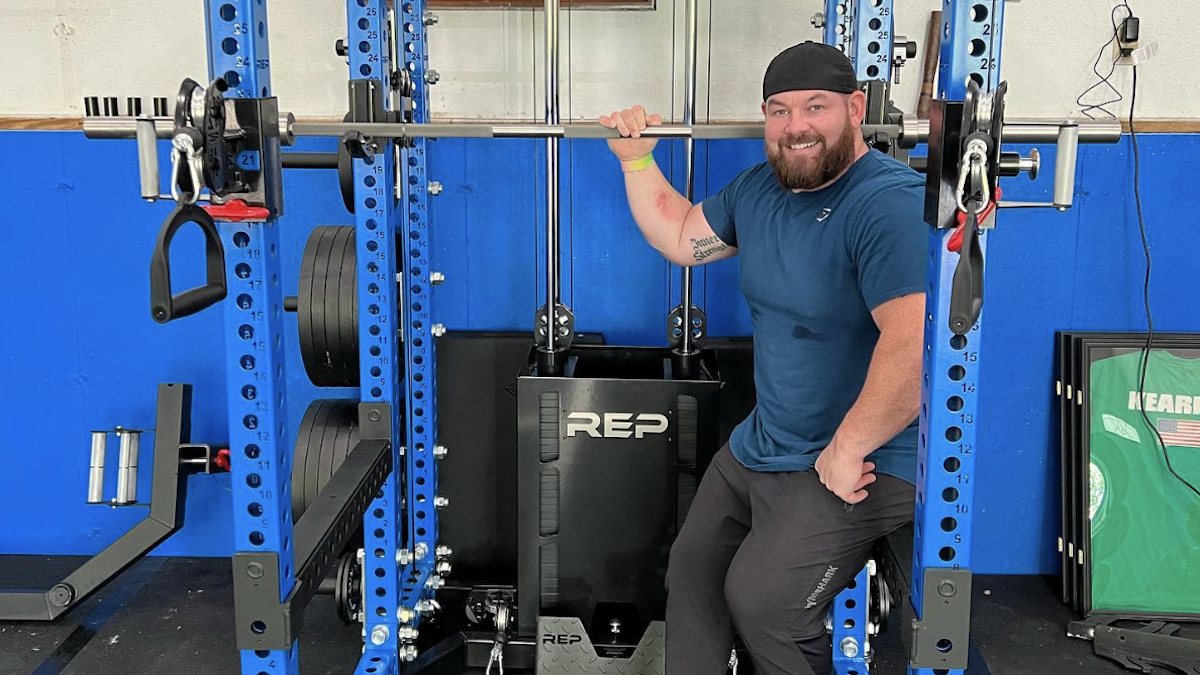 Check Out Rob Kearney S New Strongman Home Gym BarBend