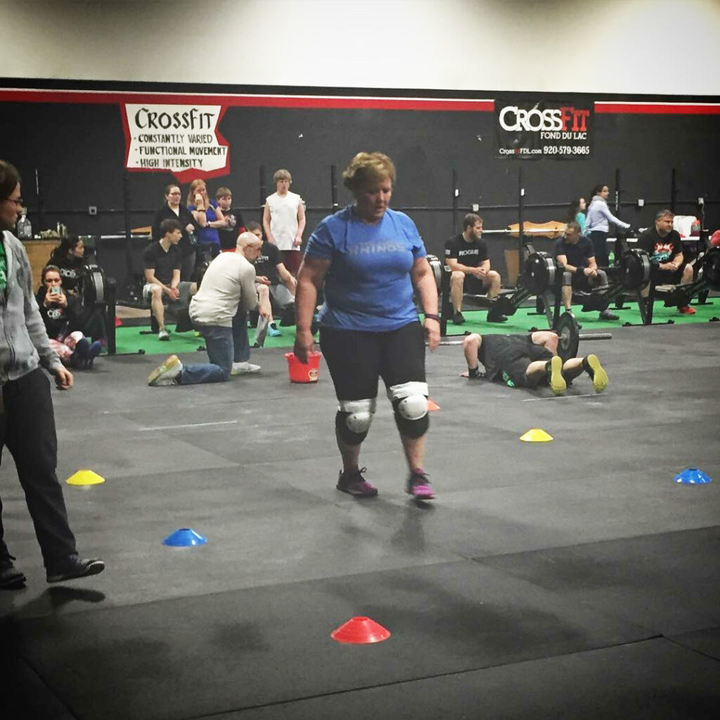 Nick Bloch’s mom completing 16.1