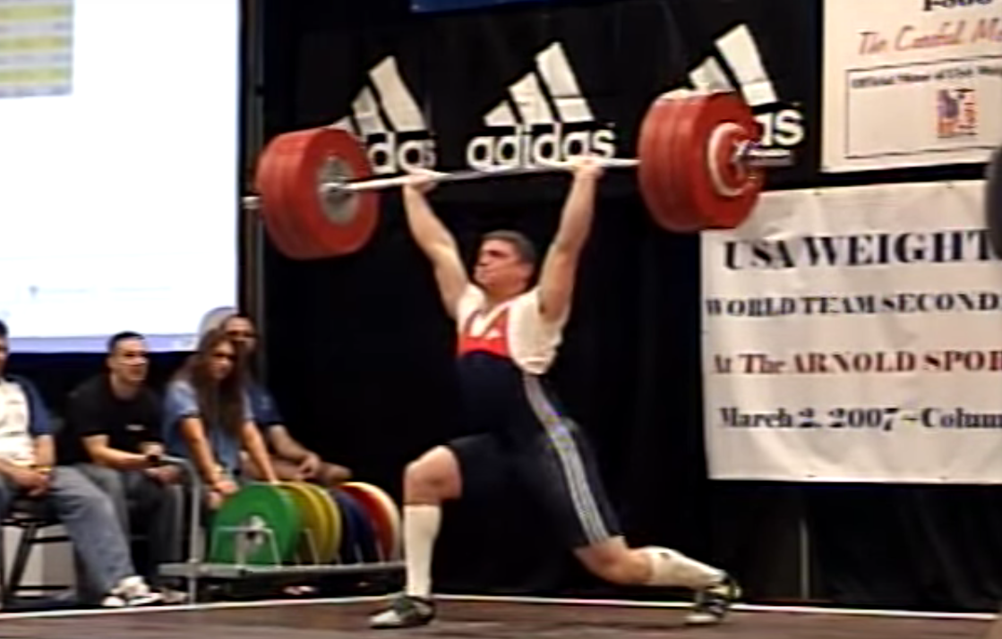 Throwback Chad Vaughn 190kg American Record Clean & Jerk