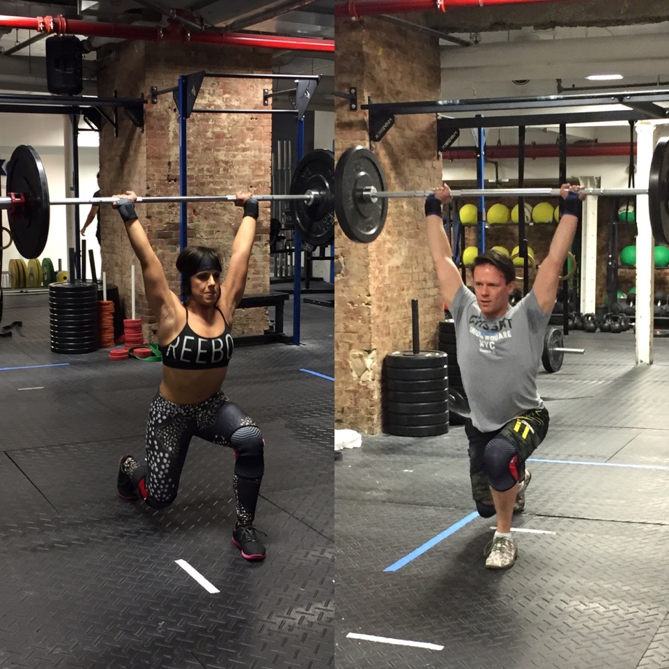 Overhead Lunges