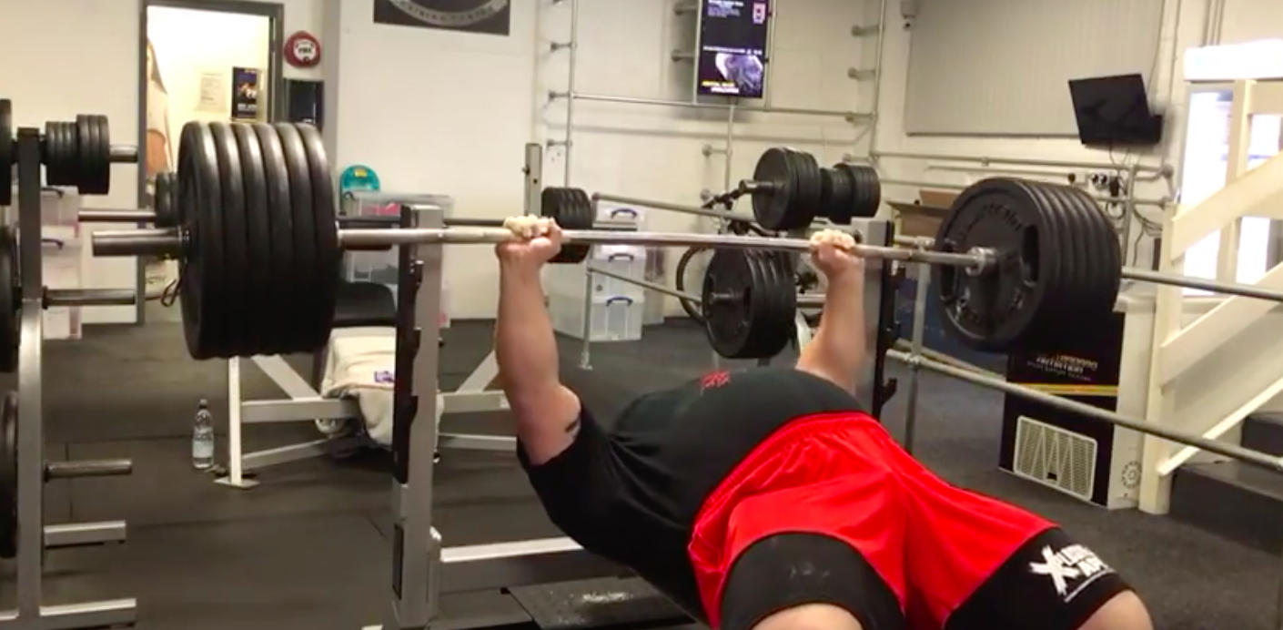 Strongman Eddie Hall Bench Presses 584 Pounds For 6 Reps Barbend
