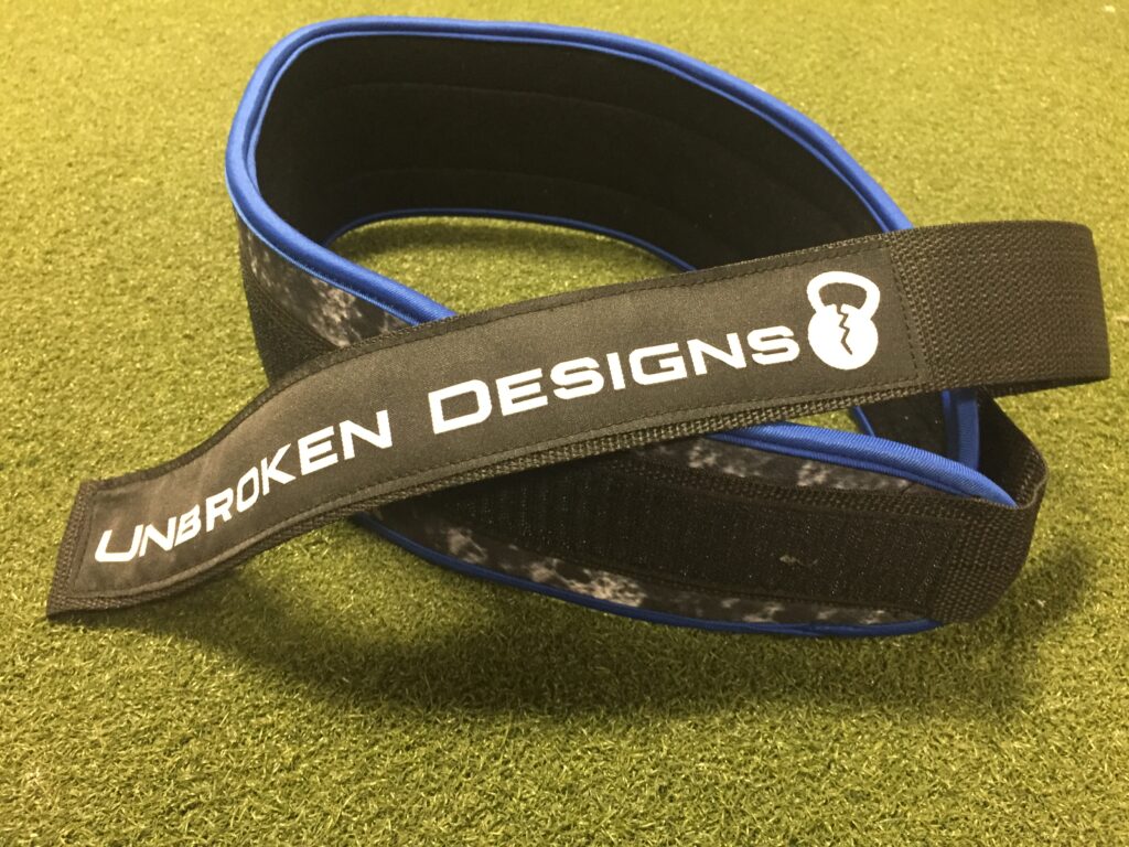 UNBROKEN DESIGNS weightlifting leather belt