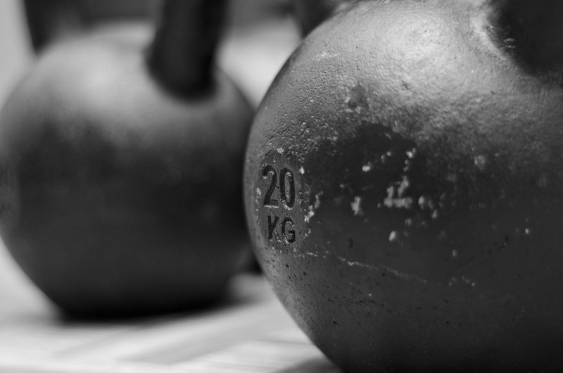 Kettlebell closeup