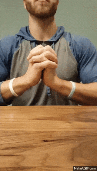 GIF of the wrist wave exercise