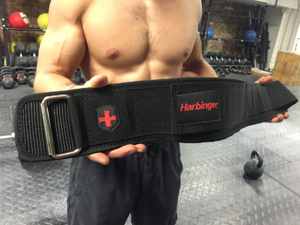 Harbinger Nylon Weight Lifting Belt, 4-in