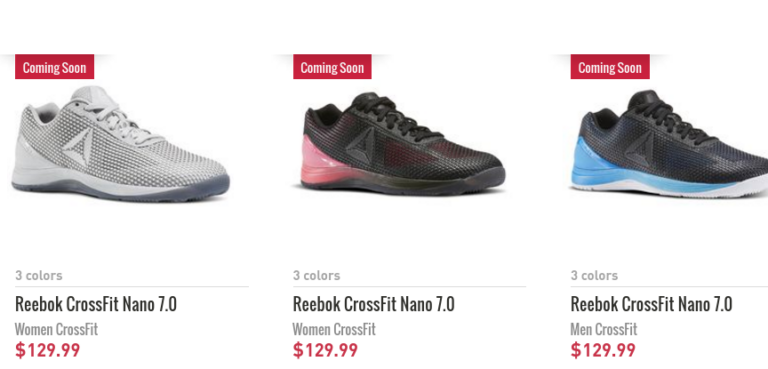 The New Reebok CrossFit Nano 7.0 Is Now Available | BarBend