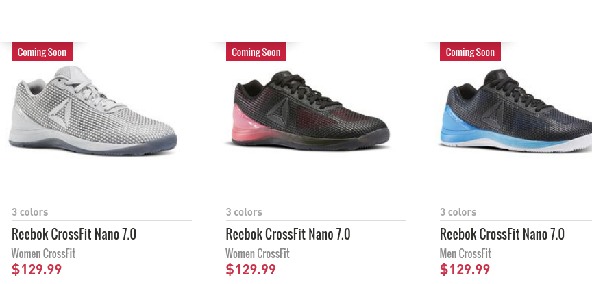 reebok crossfit nano 2017