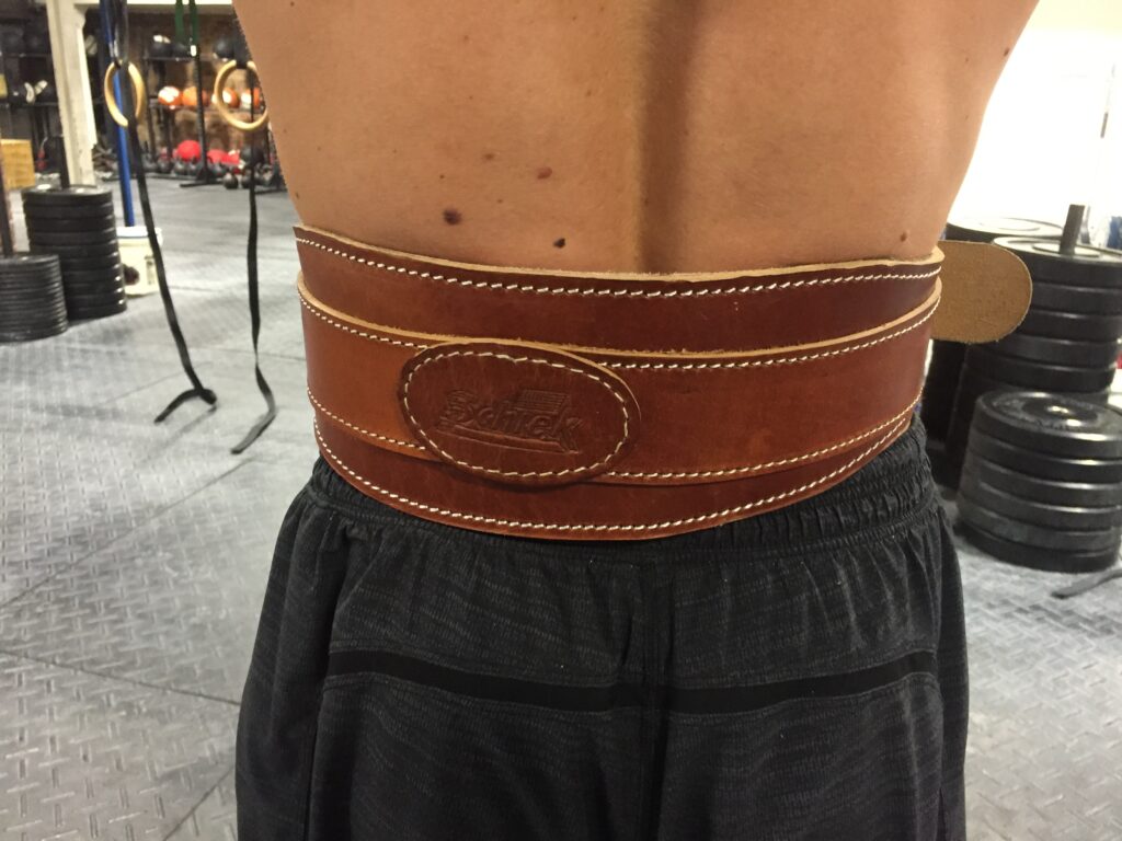 schiek leather weightlifting belt