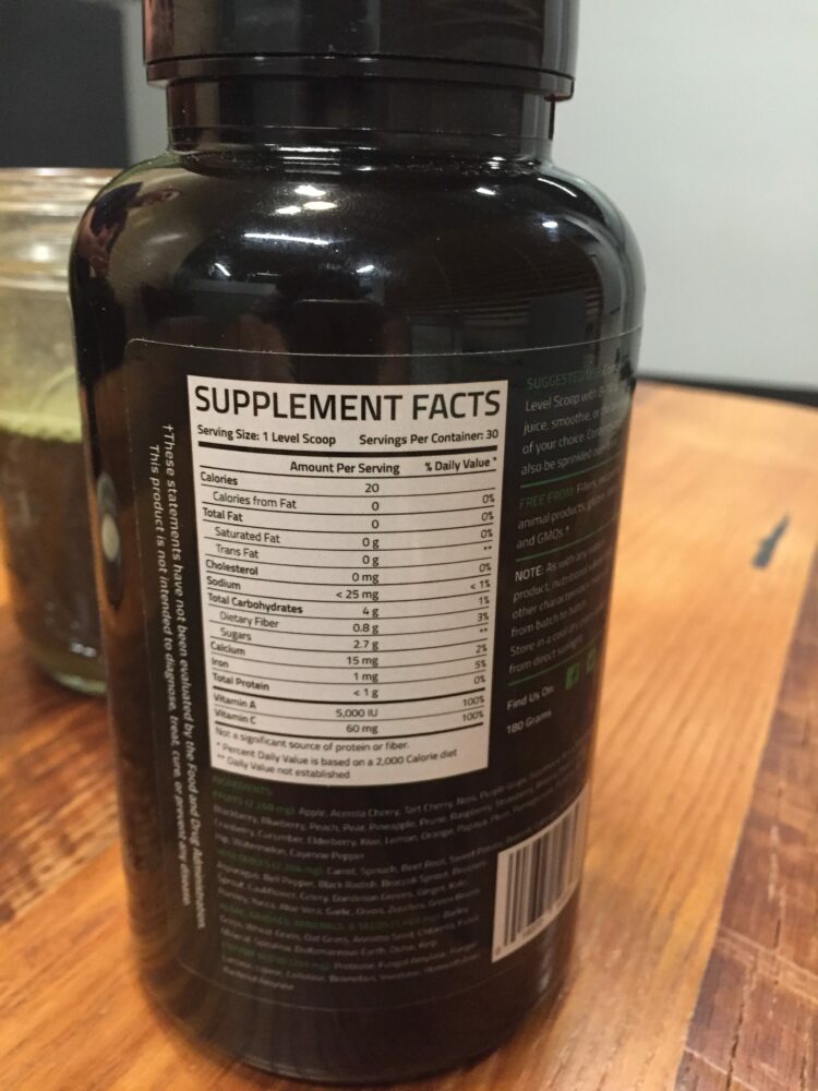 Texas Superfood Single Greens Supplement Review (2024)