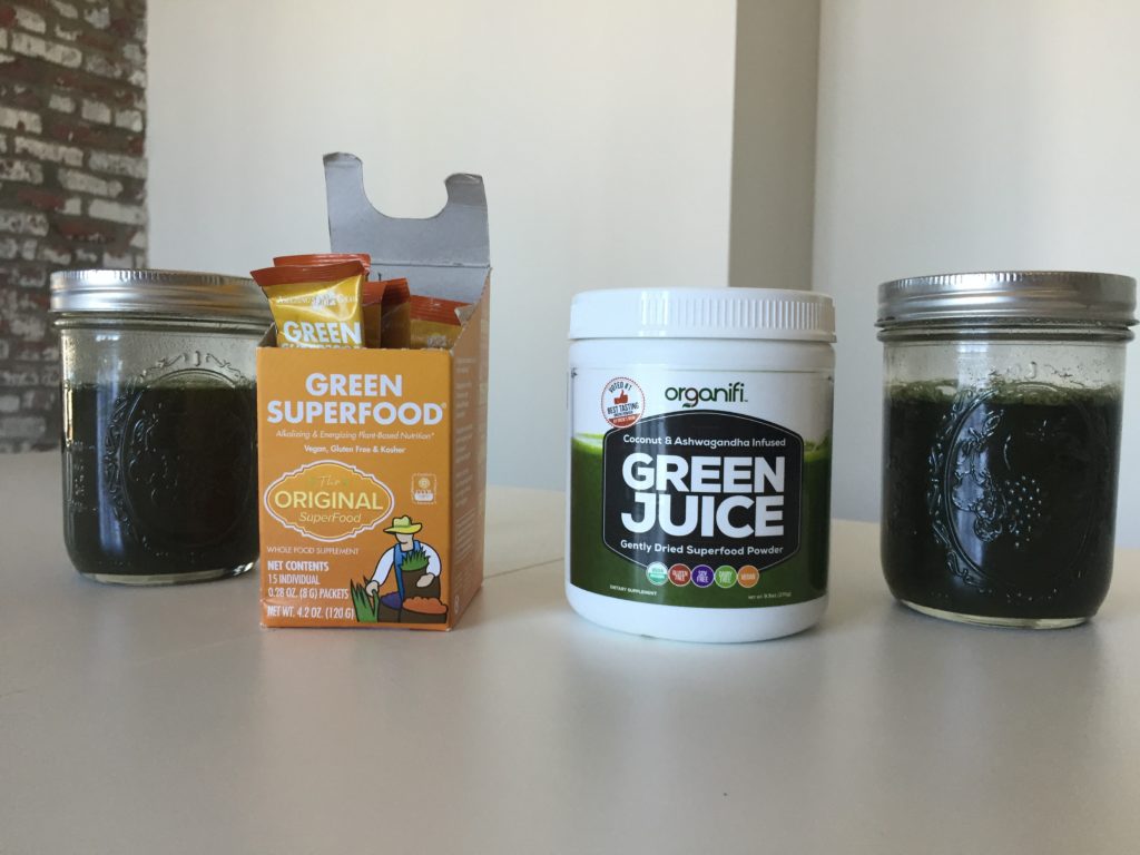 Amazing Grass Versus Organifi Green Juice