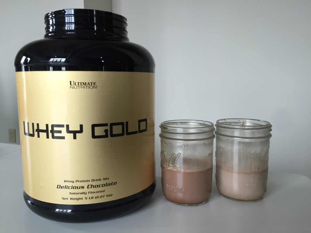 Ultimate Nutrition Whey Gold Ingredients