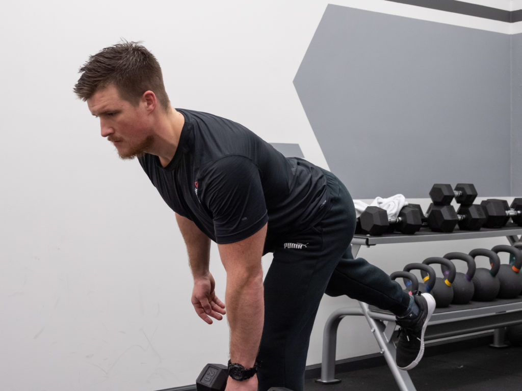 Unilateral stiff leg online deadlift