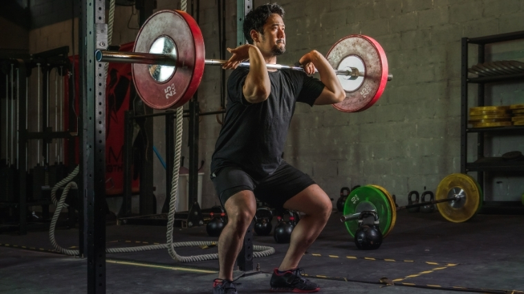 How to Front Squat With Straps