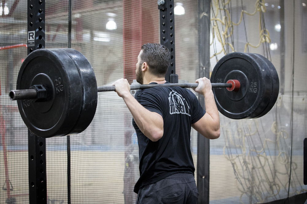 High Bar Back Squat Setup