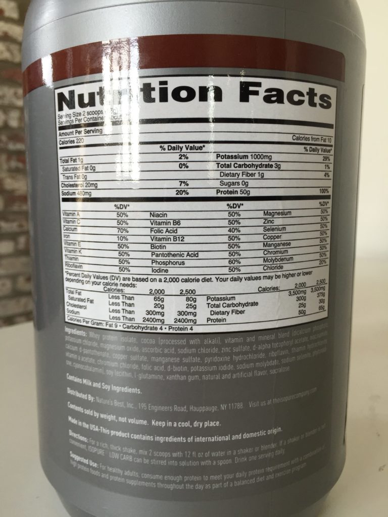 Isopure Low Carb Protein Powder Review — Most Nutritious Whey?