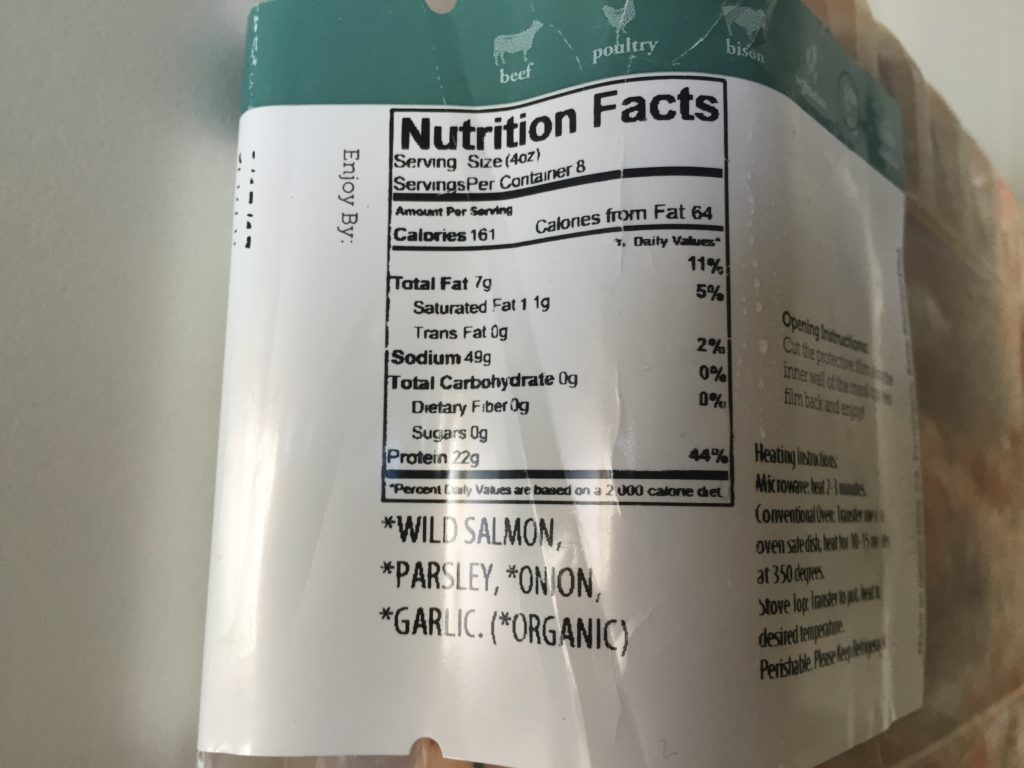Trifecta Nutrition Labels