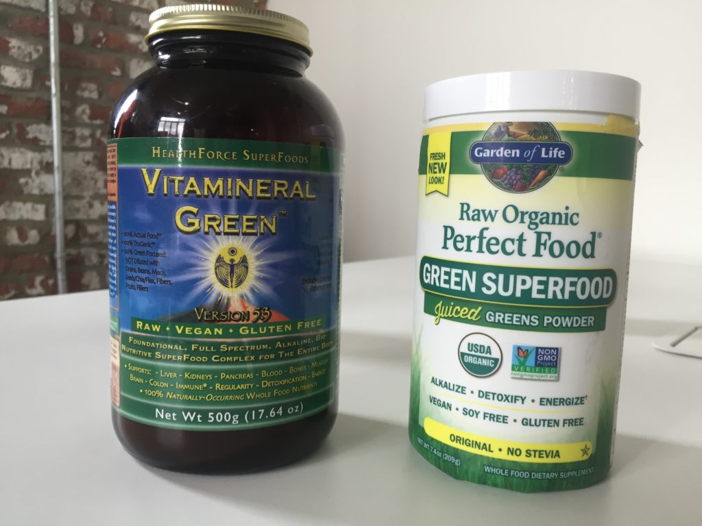 Vitamineral Green Versus Perfect Food