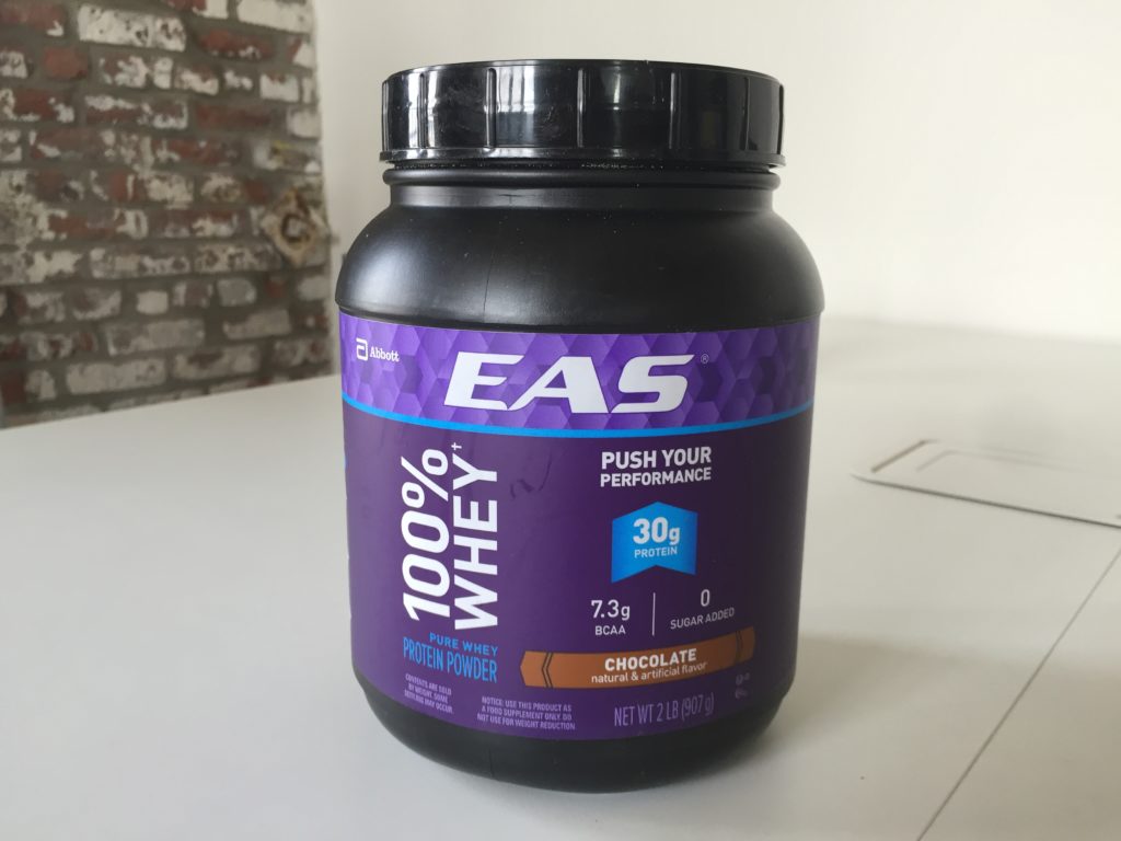 EAS 100% Whey Protein Powder, Chocolate, 30g Protein, 2 lb