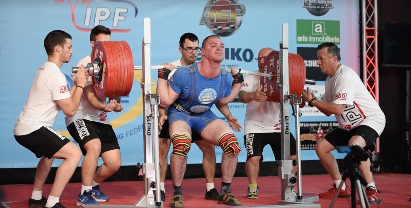 Oleksandr Rubets Squats 431kg at 100kg Bodyweight for a New World