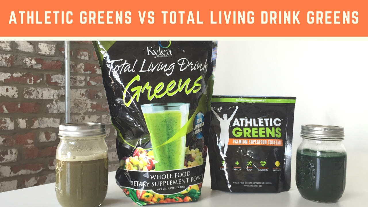 Athletic Greens Vs. Kylea Total Living Drink Greens ...