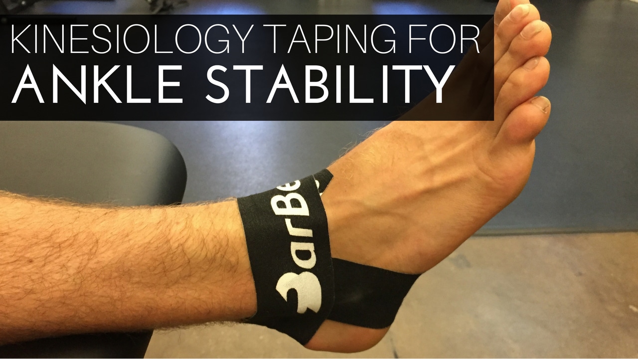 Kinesiology Taping for Ankle Stability and Sprain