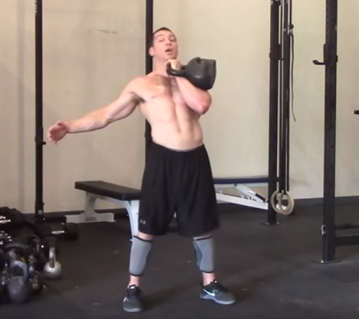 Single Kettlebell Thruster Exercise Guide Benefits and Muscles