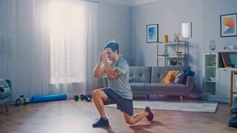 Man doing lunge