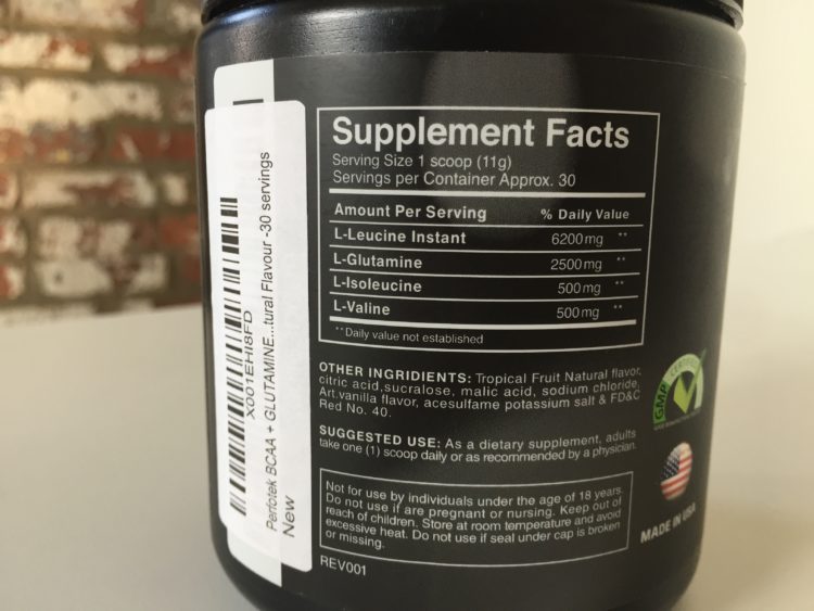 Perfotek BCAA +Glutamine Review (2024 Update)