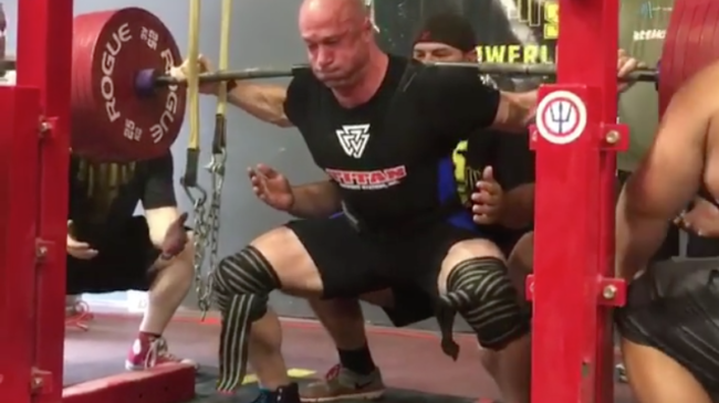 World record squat without weight