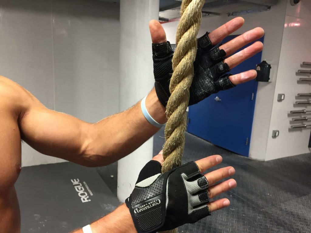 crossfit rope climbing gloves