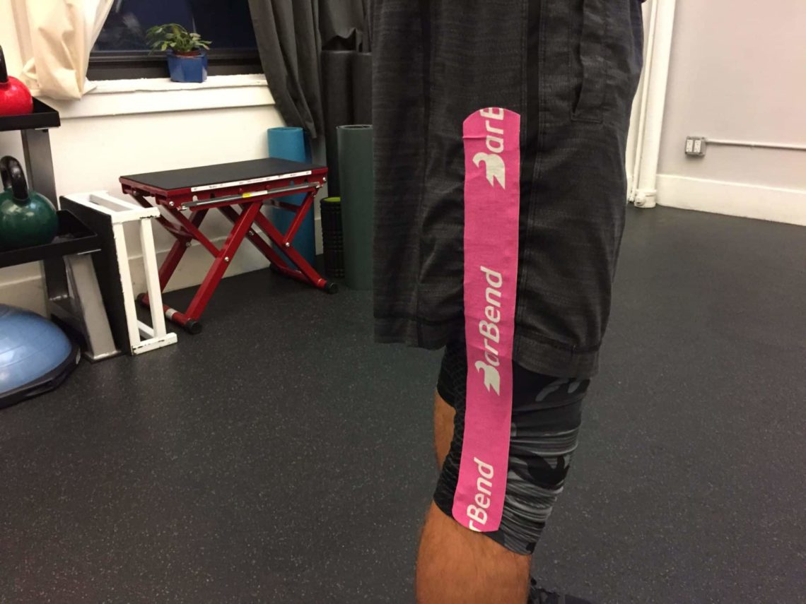 Kinesiology Taping for IT Band BarBend