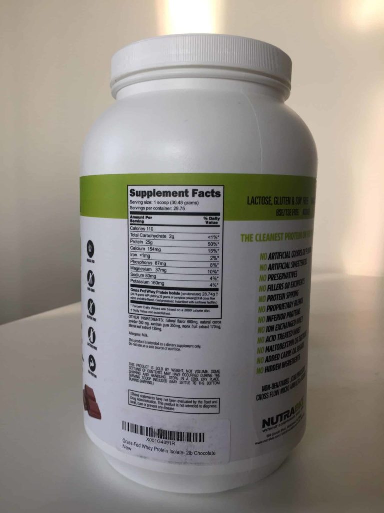 NutraBio Naturals Grass-Fed Whey Isolate Review — The Monkfruit Makes It