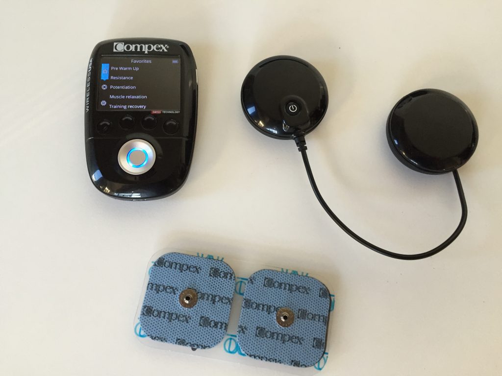 Compex Mini Portable Wireless Muscle Stimulator + Tens Unit +
