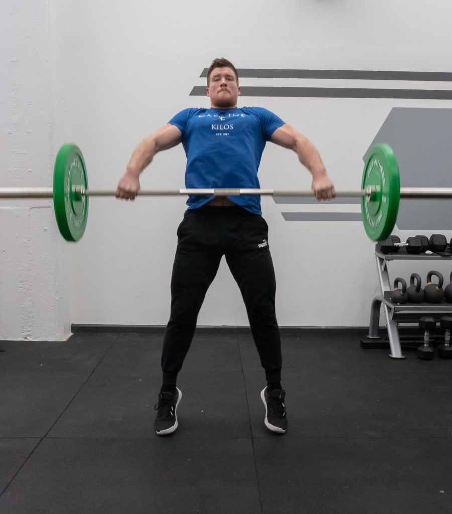 Hang Snatch Exercise Guide Barbend
