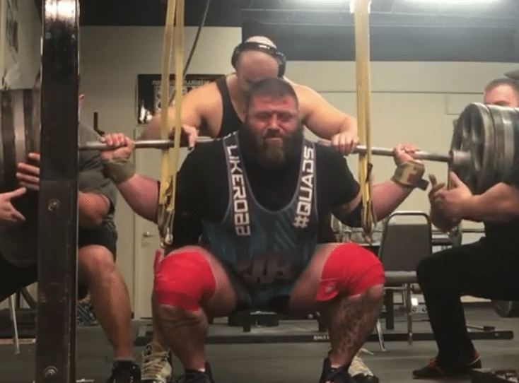 Robb Philippus Smokes a 915 lb Squat In Prep for 