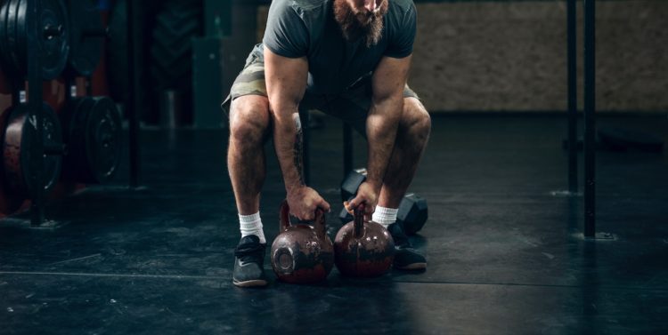 double kettlebell