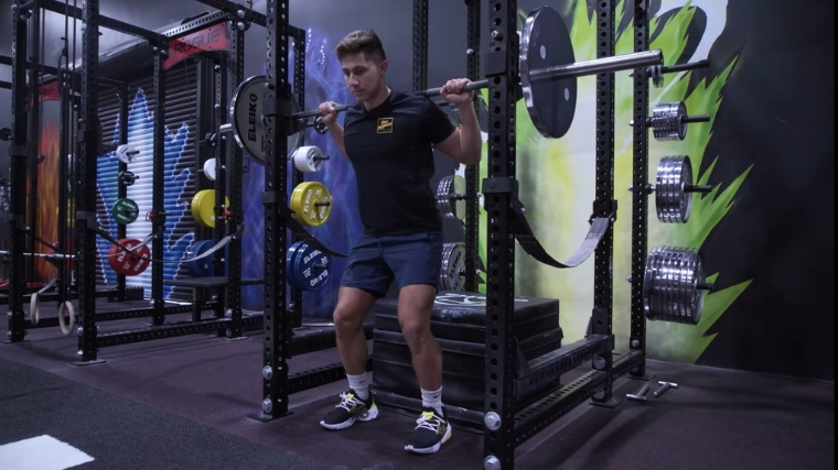 box squat without a box