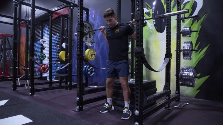 Box squat with discount bands