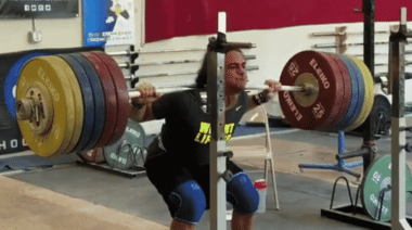 Harrison Maurus Back Squats 275kg