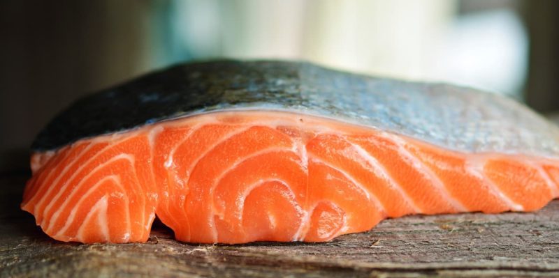 Filet of salmon