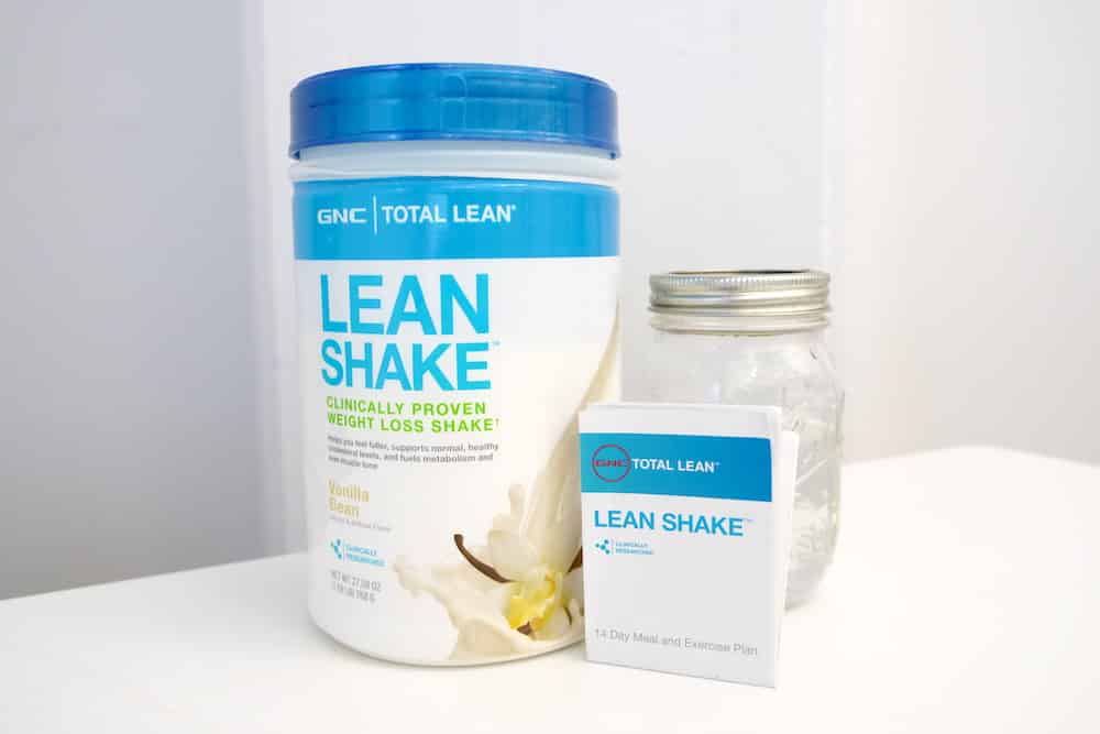 GNC's Lean Shake packaging