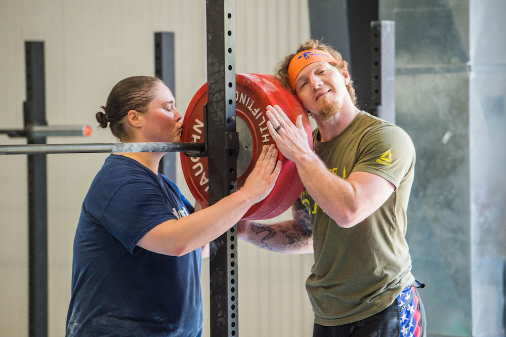 Chad and Cheryl Weightlifting