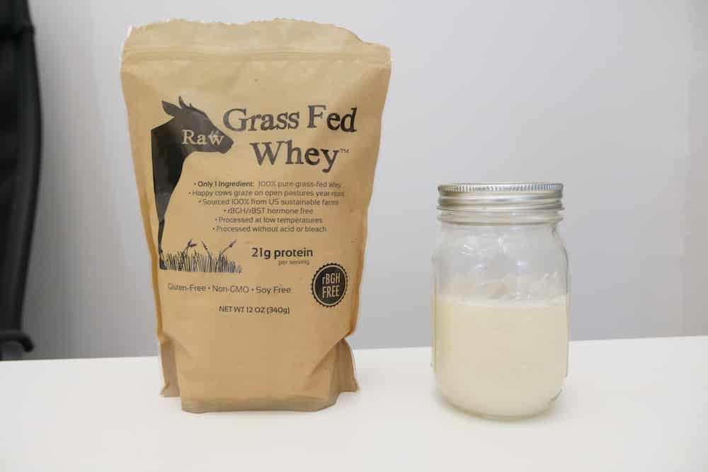 An image of Raw Grass Fed Whey Protein mixed