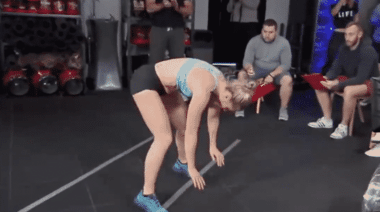 Elizabeth Llorente burpee record