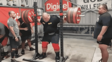 Jezza Uepa 420kg Squat