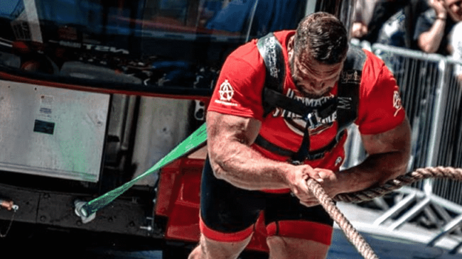 Terry Hollands bus pull record