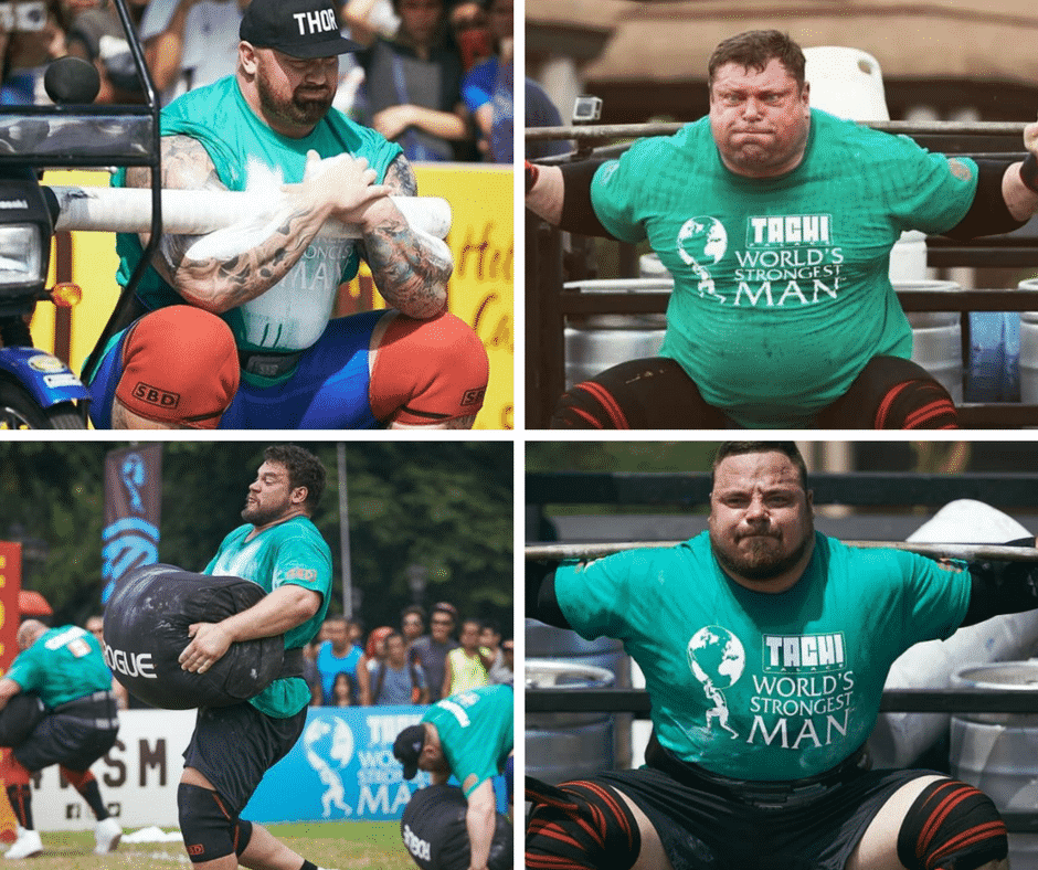 2018 World's Strongest Man Finalists